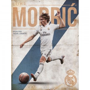 Print 30X40 Cm Real Madrid Modric